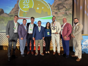 Bryan Martin awarded Most Improved Booker at 2025 OMA Annual Conference