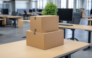 packing up an office to move