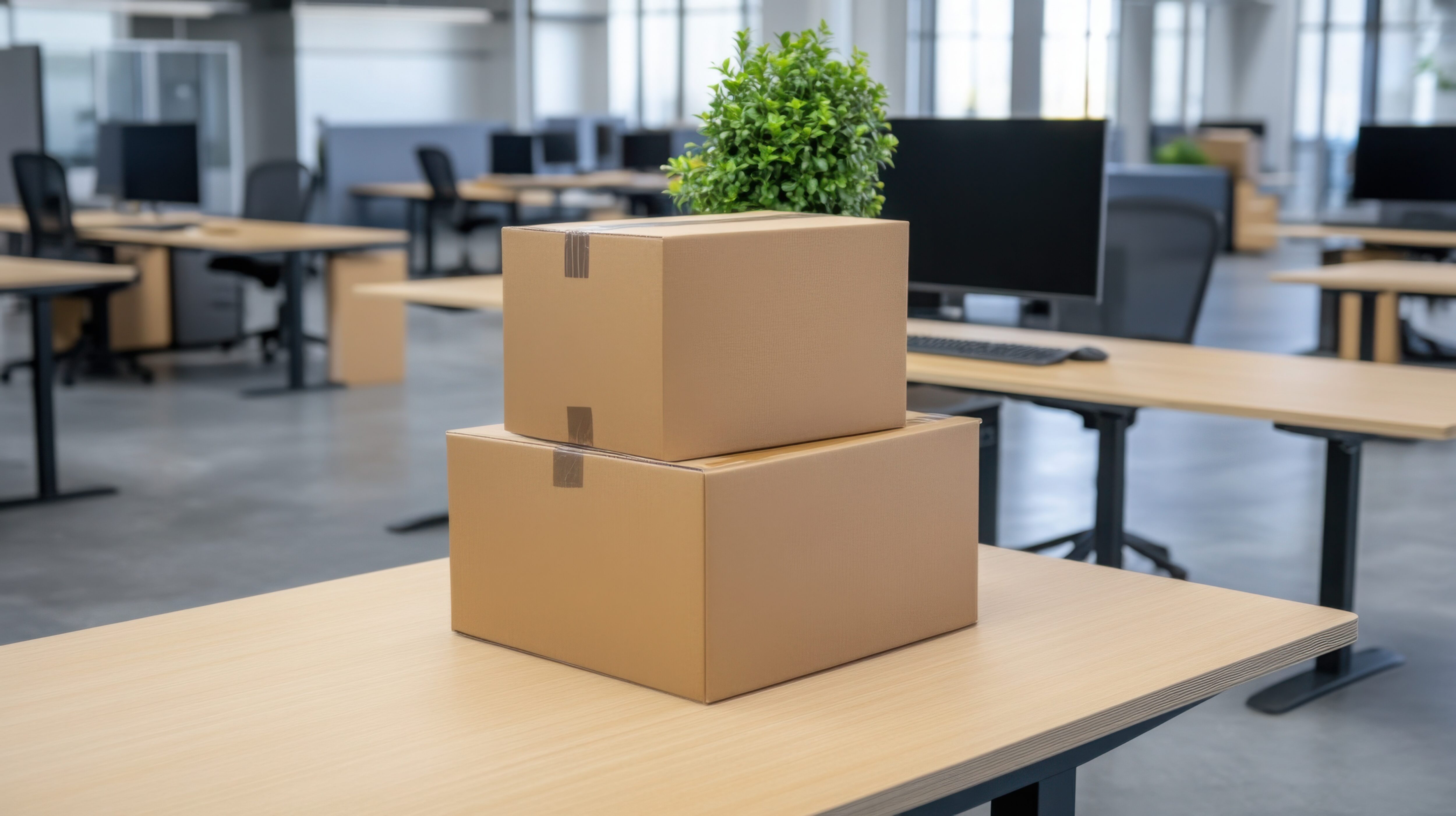 packing up an office to move