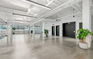 vacant office space.