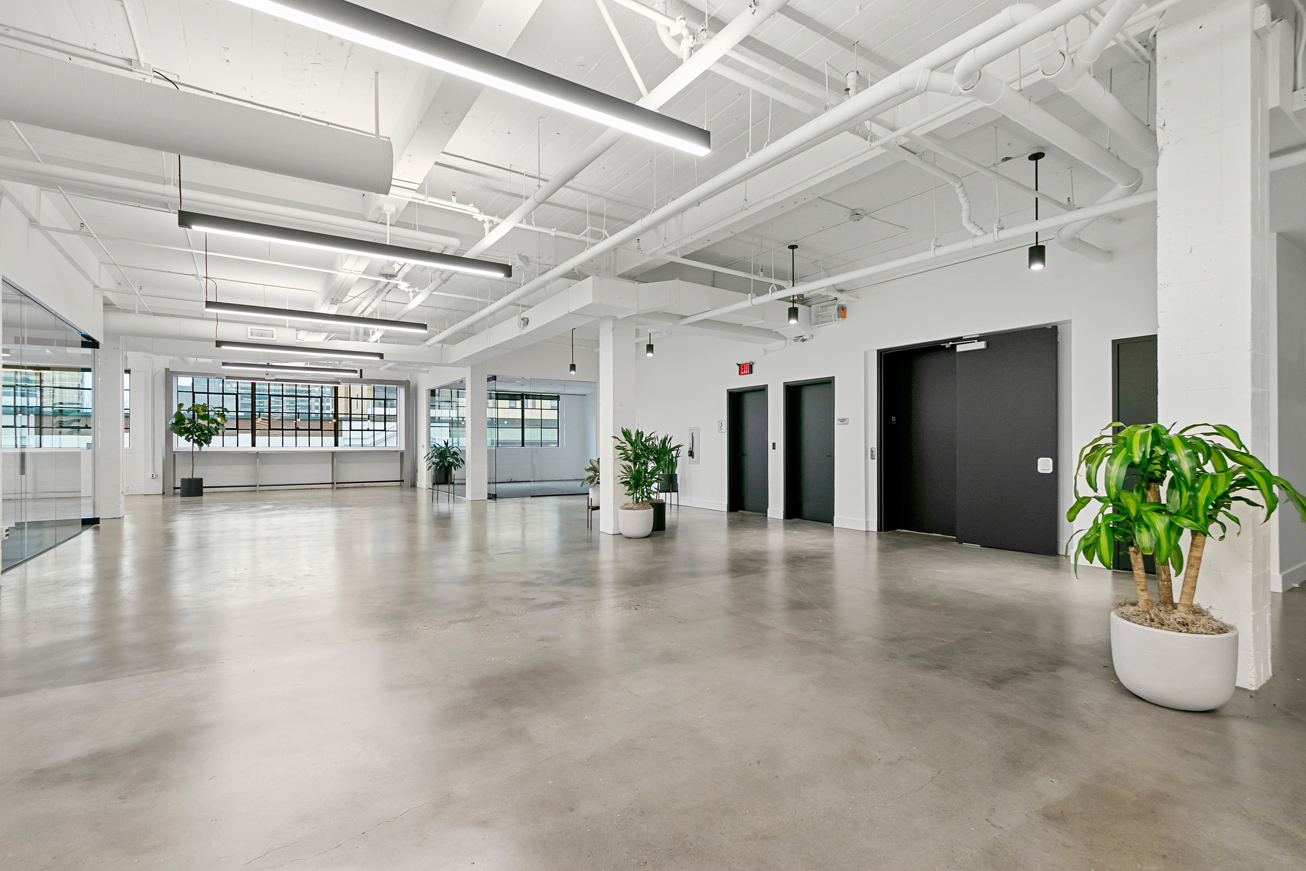vacant office space.